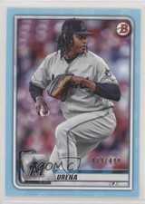 2020 Bowman Sky Blue 479/499 Jose Urena #60 lw9