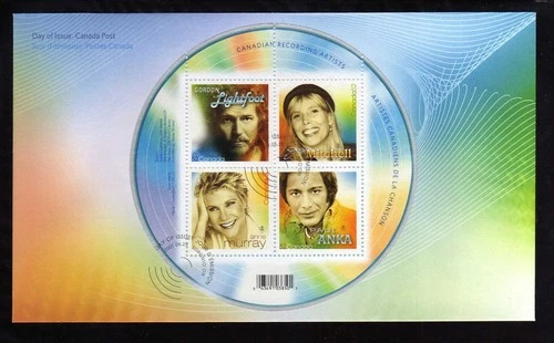 Canada - 2007  FDC - Scott 2221 - Recording Artists