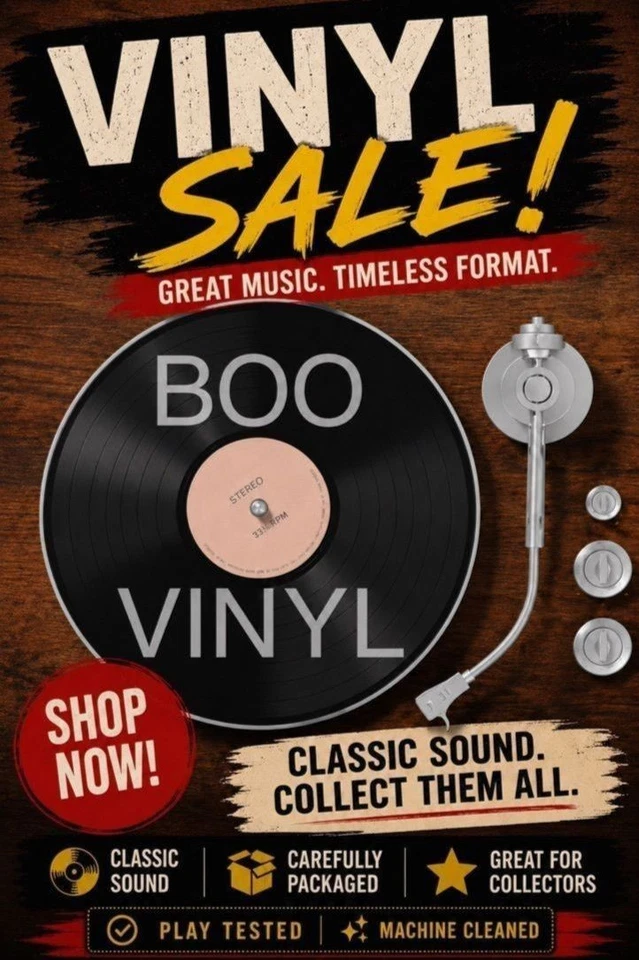 VINYL RECORD SALE ALL GENRES ALL IN GREAT CONDITION