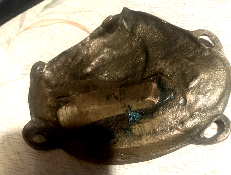 Ancien Vide Poche Cheval En Bronze - Photo 2/2