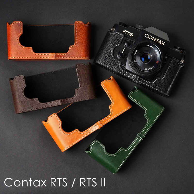 Contax RTS RTS2 Half Case Genuine Leather Handmade Camera Cover