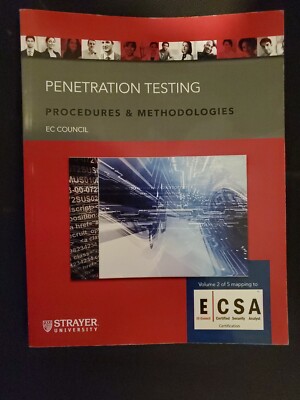 EC Council Penetration Testing Procedures and Methodologies Booklet Vol. 2 of 5