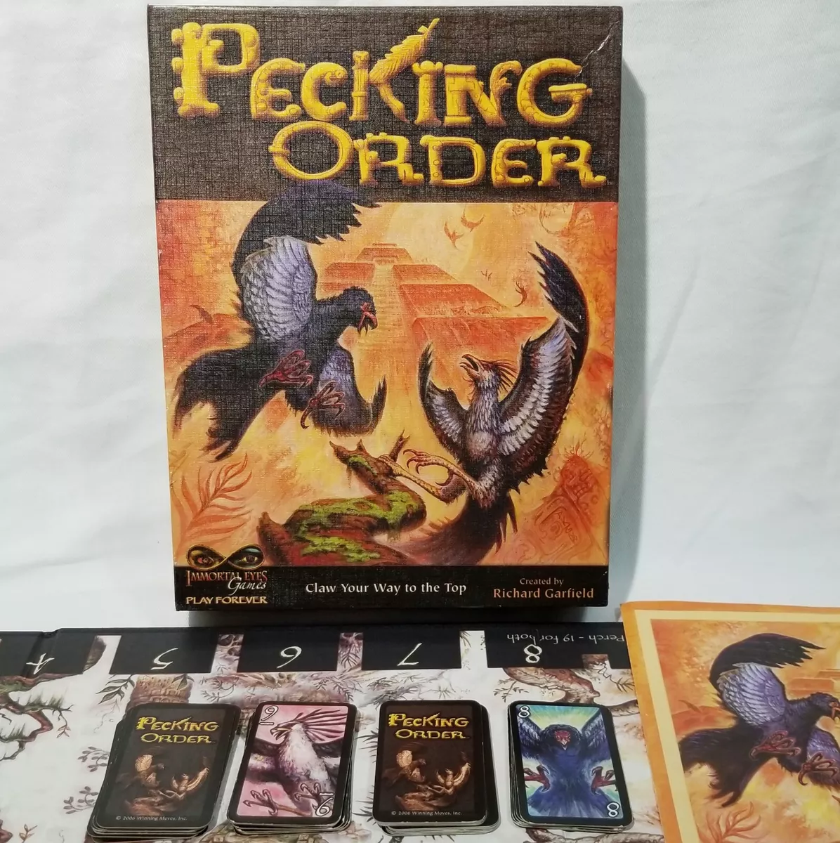 Pecking Order by Immortal Eyes 2006 Strategy Luck Board Game YourTurnGames