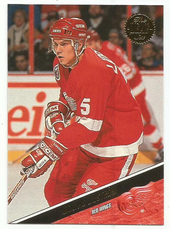 NICKLAS LIDSTROM 1993-94 LEAF CARD MINT CONDITION DETROIT RED WINGS