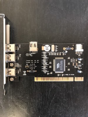 Bytecc BT-FW310V 3 External Ports Plus 1 Internal Firewall 400/1394A PCI Card