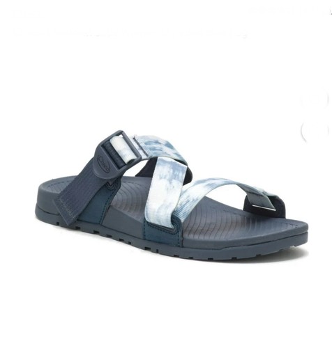 Men’s Chaco Lowdown Slide Faded Blue Fog Size US 12/EURO 45 - Foto 1 di 13