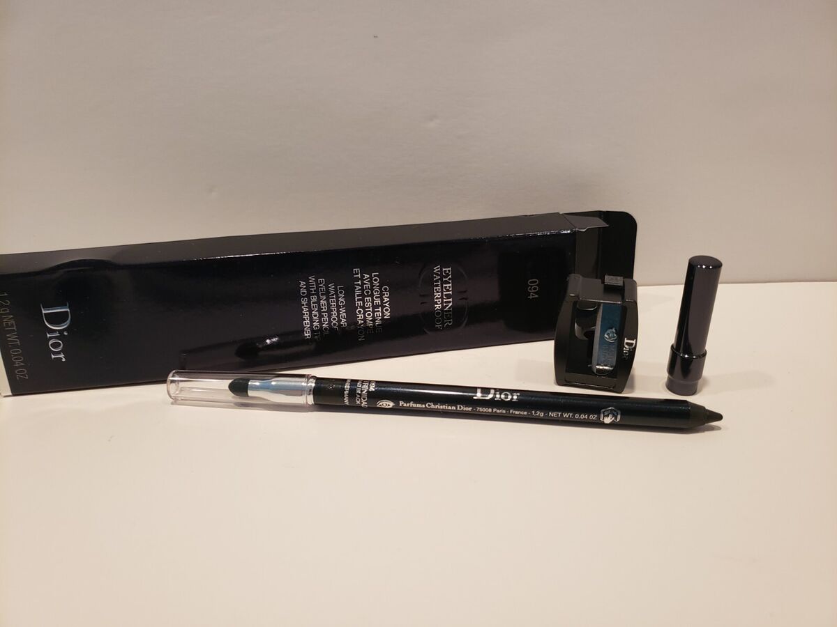 sjælden vare atom Dior ~ Longwear-WP Eyeliner Pencil w/ Blending Tip &amp; Sharpener~094  Trinidad Blac | eBay