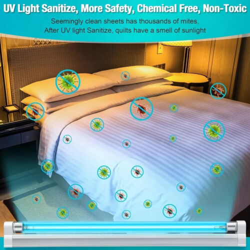 Qualirey 8W UV Lamp Ozone Free, 253.7Nm Wavelength UVC Light Bulb 110V with On/O - Picture 3 of 3
