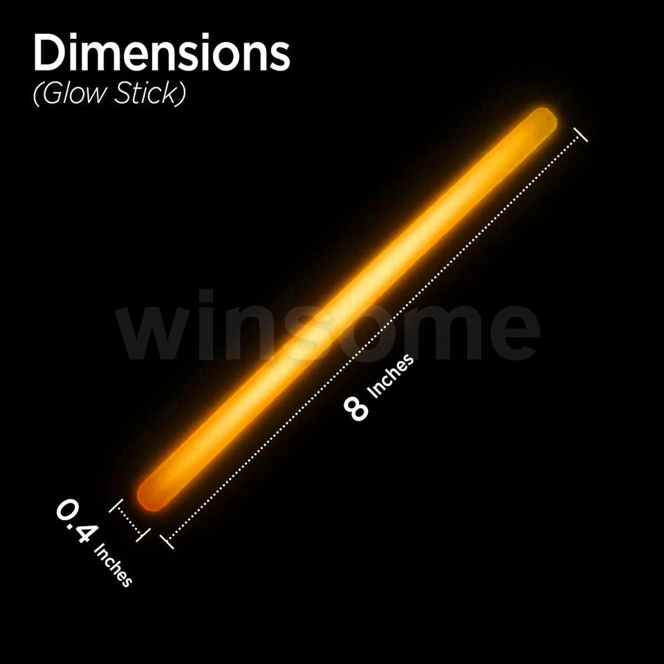 Collar de pulsera de 8" con palos de brillo 16 piezas para fiesta favores color brillante + conector + cuerda Foto 2 de 4