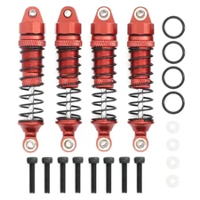 NEW Powerhobby Aluminum Shocks (4) FOR LaTrax Prerunner Rally SST Teton Red