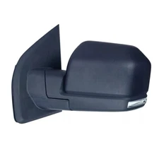 Driver LH Mirror Power Heated LED Turn Signal Textured Black For Ford F150 15-20