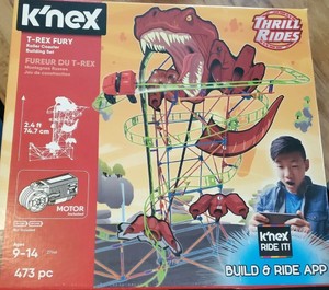 knex t rex fury roller coaster