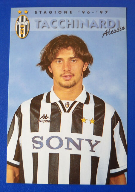 CARTOLINA POSTCARD UFFICIALE JUVENTUS 1996/97 - TACCHINARDI - 10X15 CARTOLINA POSTCARD UFFICIALE JUVENTUS 1996/97 - TACCHINARDI - 10X15