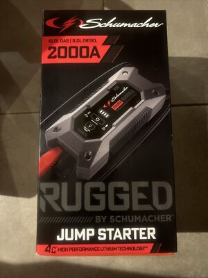 Schumacher SL1612 2000A Rugged Portable Lithium Jump Starter