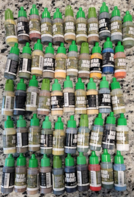 Scale 75 ScaleColor WarFront Acrylic Paints 17ml Bottles (51 Bottles), Lot #3