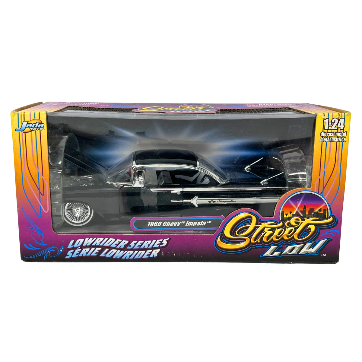 jada toys 60Impala Lowrider 1:24 ストリートロウ Jada Street Low 1960 Chevy Impala Coupe Lowrider Series 1:24