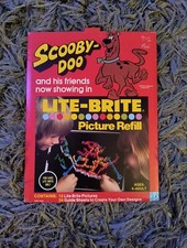 Scooby Doo Lite Brite 7 Of 12  24 Refills Unused