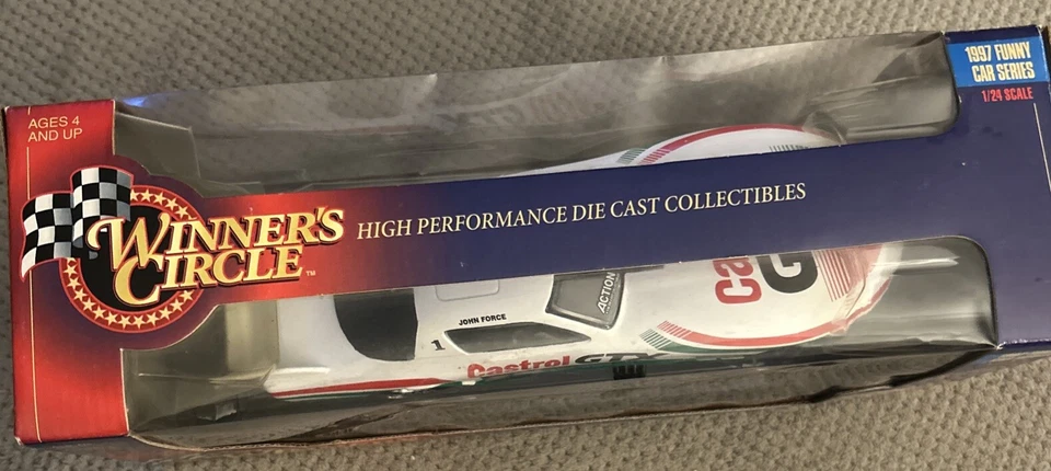 Coche Dragster Winners Circle Vintage 1997 John Force Castrol GTX escala 1:24 ¡NUEVO!! Foto 2 de 2