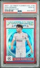2021-22 Topps Finest Flashbacks UEFA Ivan Romero RC Red Refractor /5 PSA 10 GEM