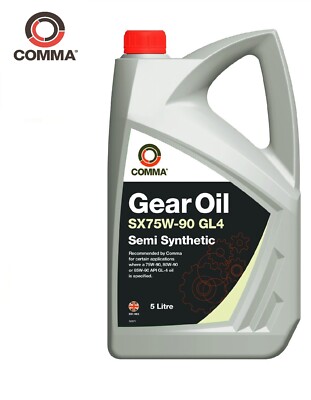 Comma 5L Halb Synthetisch Motor Getriebeöl SX75W-90 GL-4 SXGL45L