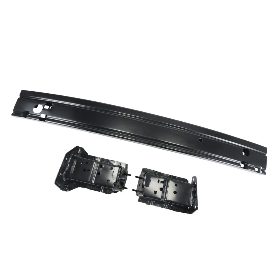 Refuerzo de parachoques delantero negro + soportes para Nissan Sentra 2013-2019 NI1006241 Foto 3 de 4