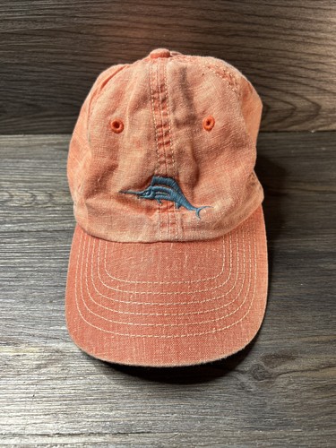 Tommy Bahama Relax Salmon Hat Cool Operator Recipe  Embroidered Marlin