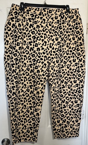 LuLaRoe Lena Work-Leisure Pant Size 3XL stretch Prints elastic waist pockets New