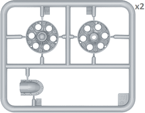 Miniart 37033 Wheels for tank T-34/85 Sea Star Set 1/35 Scale - Picture 4 of 7