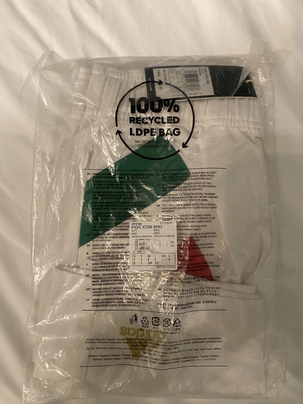 NEW RARE Official Italy adidas Icon Shorts Football World Cup 26 image 6