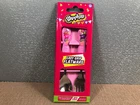 BNIB Licensed Shopkins Cute Pink Easy Grip Cutlery Fork & Spoon Set BPA Free