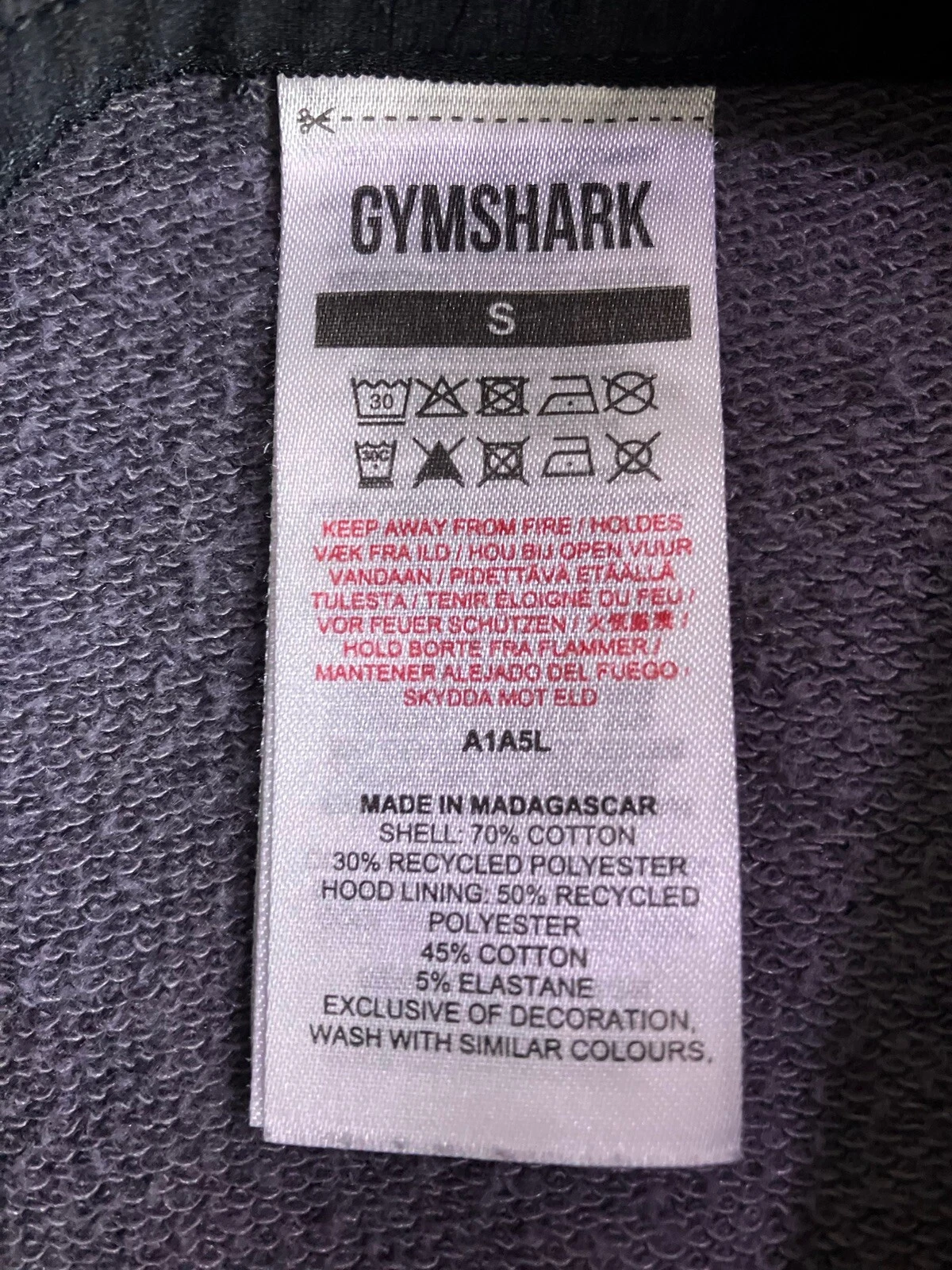 gymshark pullover lightweight aop paint camo hoodie