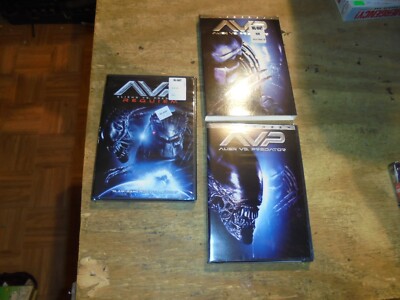 2 NEW Alien Vs. Predator and AVP Requiem DVD both