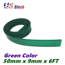 6FT 72" Silk Screen Printing Squeegee Blade 70 DURO Polyurethane Rubber