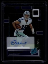 2022 Clearly Donruss #81 Jalen Tolbert Rated Rookie Autographs Purple #/175