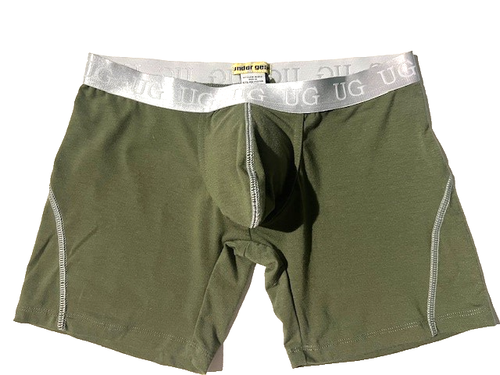New UNDERGEAR International Male Olive Pouch Boxer Trunk Brief sz M Underwear