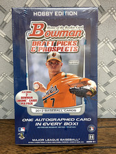 2012 Bowman Draft Picks & Prospects Baseball Hobby Box