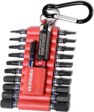 Impact Hex Screwdriver Bits Set, 22 Pcs Magnetic Metric S2 Steel Multi Insert