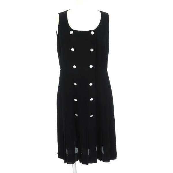 CHANEL 97P P07261V05253 One-piece Dress 38 Black auth Womens CHANEL 97P P07261V05253 One-piece Dress 38 Black auth Womens