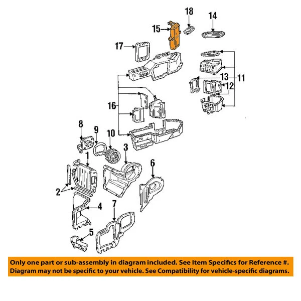 Núcleo calentador de climatización delantero de aluminio para Crown Vic & Grand Marquis Marauder Town Car Foto 4 de 4
