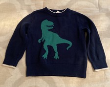 Baby Gap boys Dinosaur sweater size 2t Navy and Green