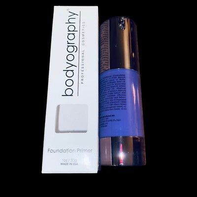 Neu Bodyography Purple Foundation Primer 30g Hergestellt in den USA Parabenfrei Verpackt