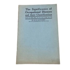 Significance Occupational Diseases ER Hayhurst 1913 Ohio State Board of Health