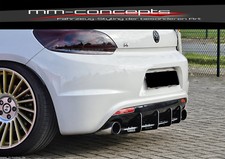 Cup Diffusor Ansatz für VW Scirocco 3 III R Bj. 09-14 Heck Race Track ABS INE