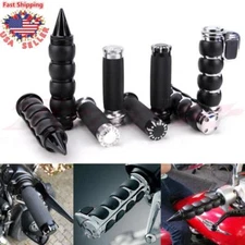 1" Motorcycle Handle Bar Hand Grips For Harley Sportster XL883 1200 Dyna Fatboy