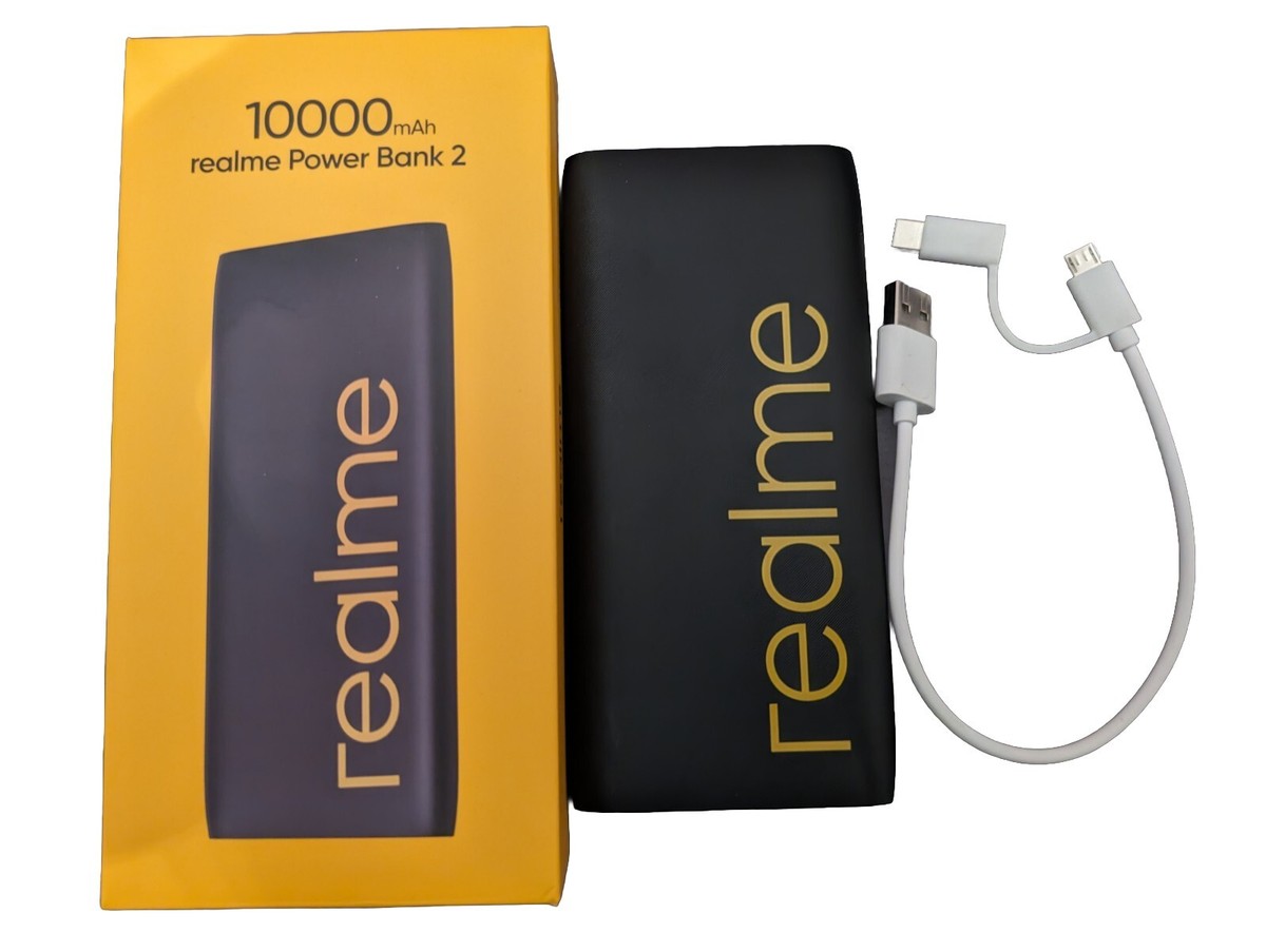 realme Power Bank 10000mAh PD 18W Portable Charger OnePlus Oppo