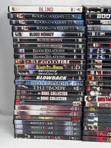 Horror Halloween Monster Movie DVD Lot ~Pick & Choose~ Letters A-D FREE SHIPPING - Picture 73 of 251