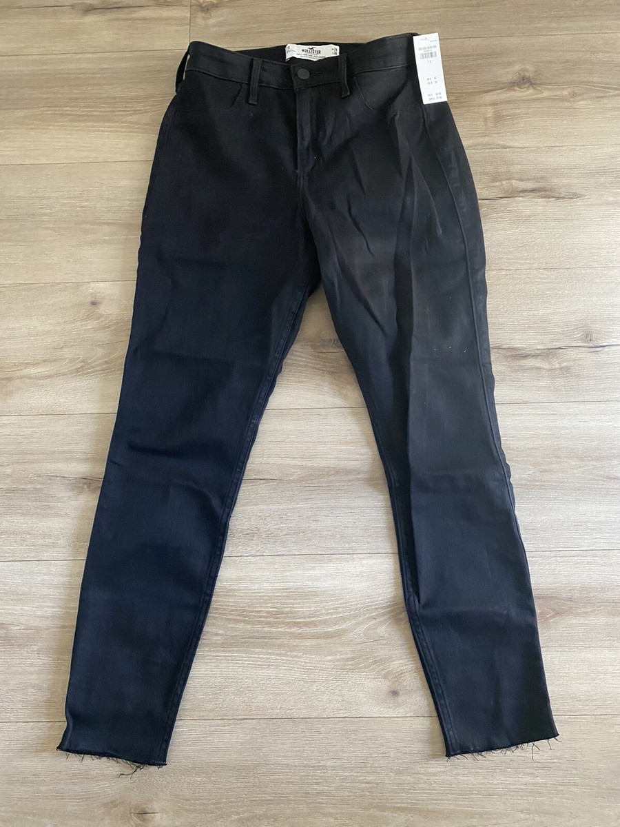 Hollister Curvy High rise jean legging size 7S or 28 black