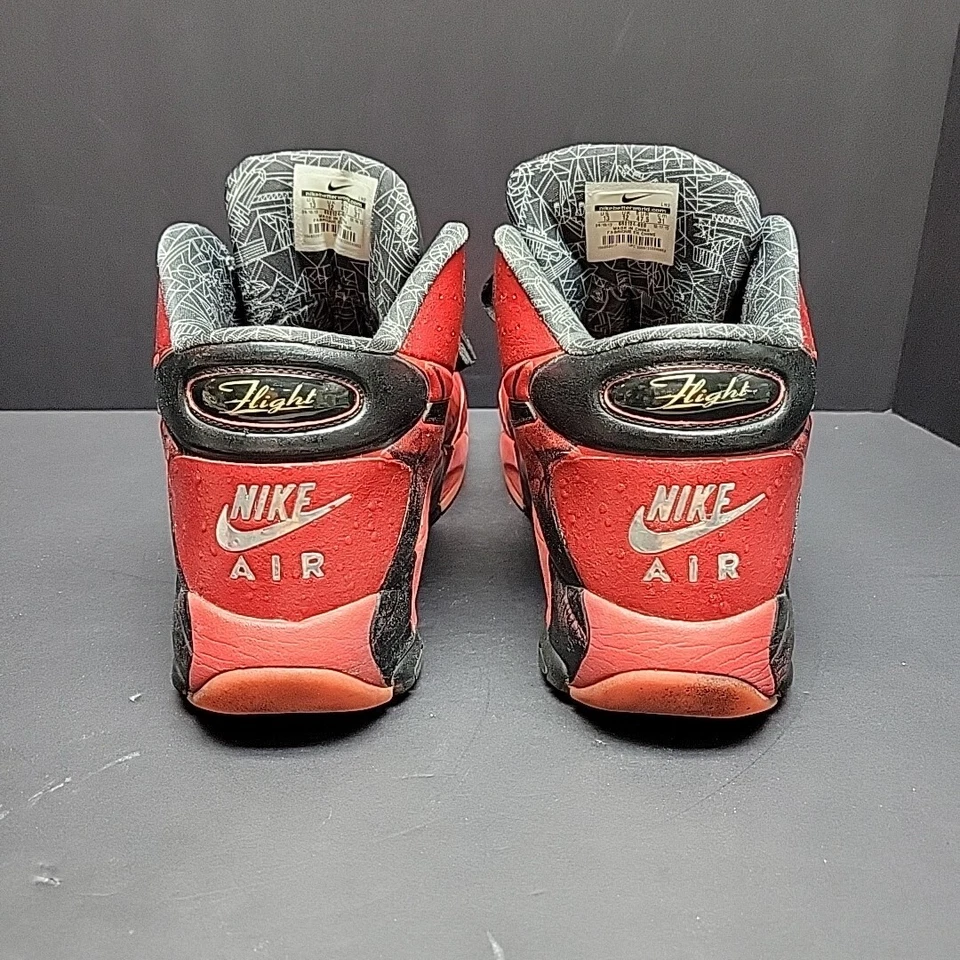 Nike PE LE ALL STAR AIR UP 14 公牛 QS GUMBO LEAGUE 红色 黑色 尺码 13 罕见发光 — 第 4/4 张图片