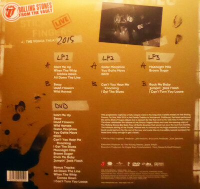 From the Vault-Sticky Fingers: Live at the Fonda Theater
