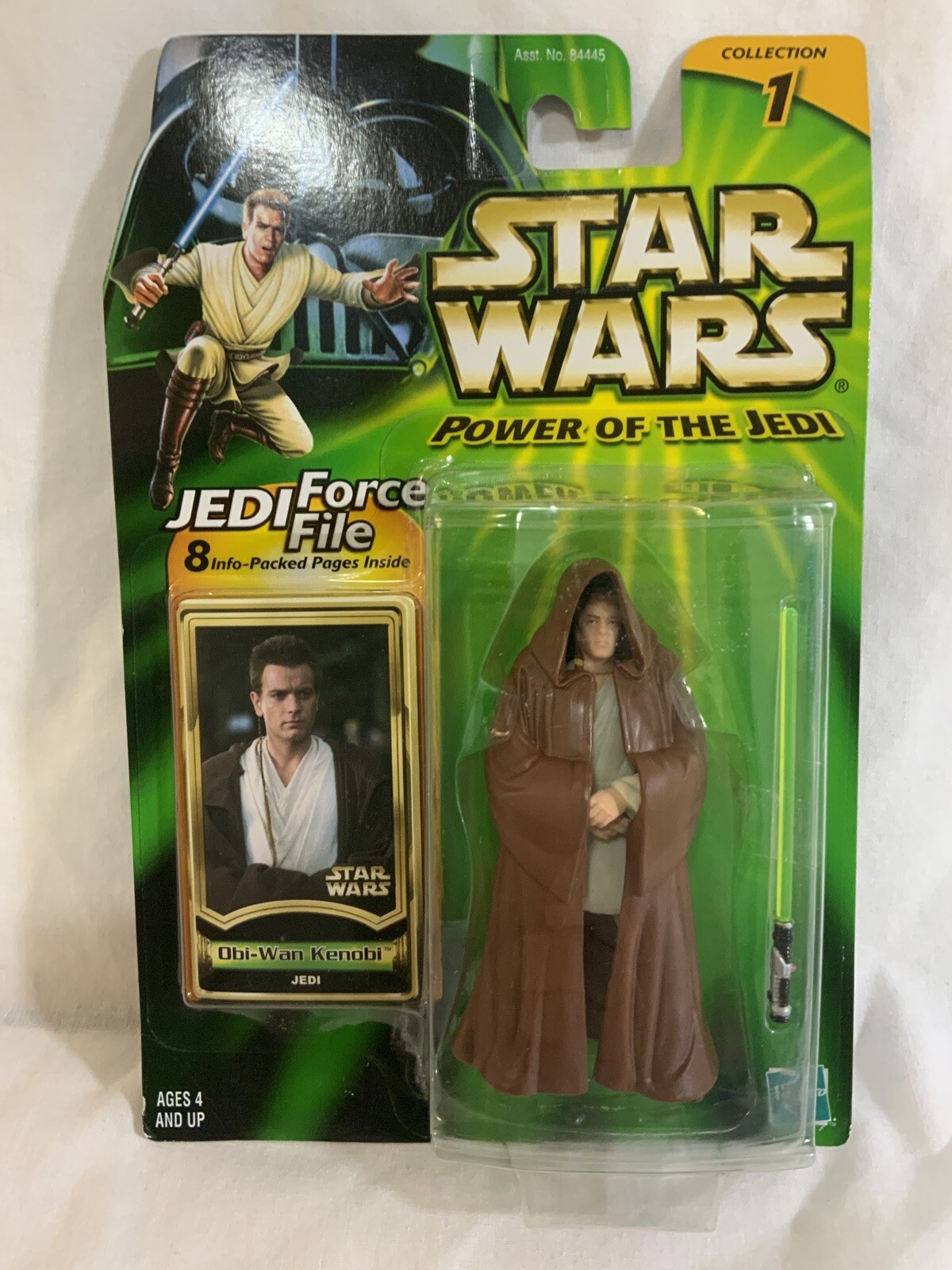 STAR WARS POTJ Power of the Jedi OBI-WAN Kenobi Figure Carded HASBRO Force File